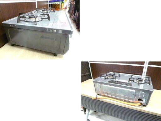 LPガス用 ガステーブル 2016年製 リンナイ KSR561DGR 右強火