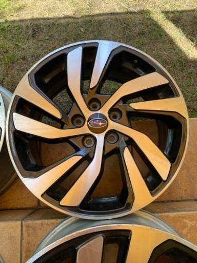 スバル純正(ENKEI)オプション 18インチ PCD114.3mm 4本セット スバル