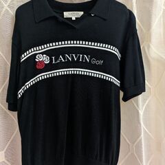 LANVIN厚地レディース ゴルフトップス(ポロシャツ)
