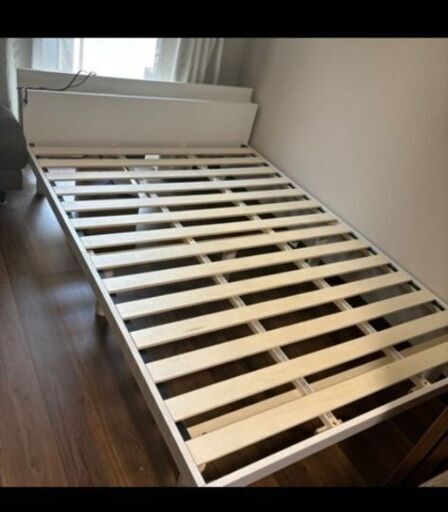 IKEA MALM + Muatsu Sleep Spa ダブルベッド