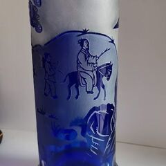 中国の骨董屋で購入した素敵な切子花瓶3