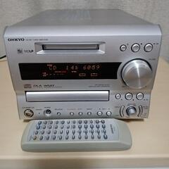 ONKYO オンキョ― CD.MDコンポ　FR-9GX