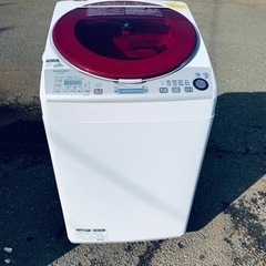 シャープ 電気洗濯乾燥機 ES-TX840-R
