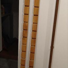 木製ラック　支柱　2本
