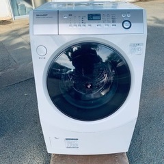 シャープ　ドラム式洗濯乾燥機　ES-V600-NR