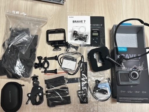 最終値下げakaso brave 7アクションカメラ中古　おまけ付き