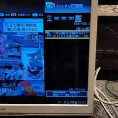  外付けHDD録画対応24型シャープ液晶テレビLC-24K20