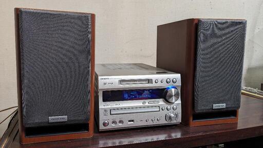 CD・MDチューナーアンプ・スピーカー　ONKYO　X―N7NX