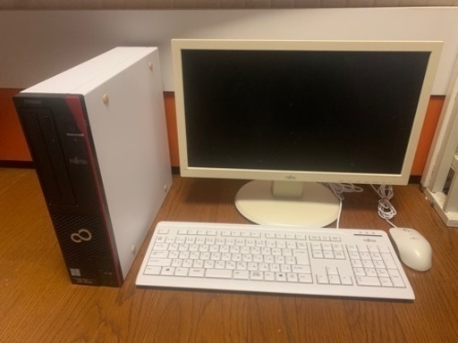 パソコン　富士通　高性能　PCセット　Windows10