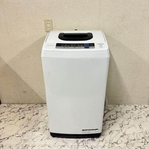 17576  HITACHI 一人暮らし洗濯機 2019年製 5.0kg ◆大阪市内・東大阪市他 5,000円以上ご購入で無料配達いたします！◆ ※京都・高槻・枚方方面◆神戸・西宮・尼崎方面◆生駒方面、大阪南部方面　それぞれ条件付き無料配送あり！