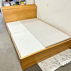 17575 NITORI 引き出し付ダブルベッドフレーム ◇大阪市内・東大阪市他 