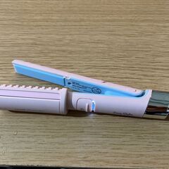 【ピンク】海外使用可コンパクト ヘア&ボリュームカール イージースタイラー USB シュガーアイロン ボリューム  