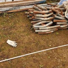 急募】ビニールハウス アーチパイプ パイプ径42.7mm+関連部品