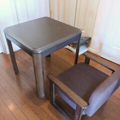 家具 １人用テーブル こたつ機能付き
