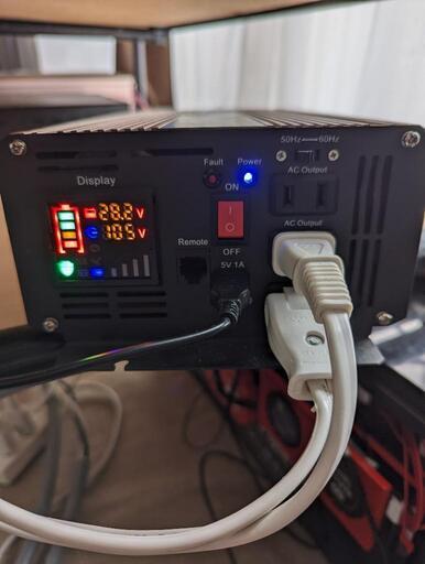 インバータ2000w 24V AC105V 純正弦波