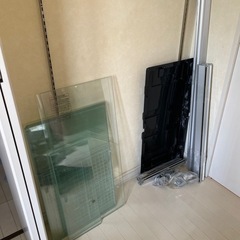 3台まとめて観葉植物 ガラスケース