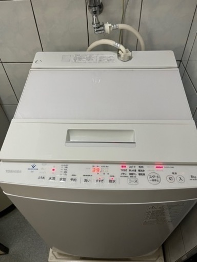 【お取引予定、キャンセル待ち】TOSHIBA 東芝 洗濯機8kg 2021年製