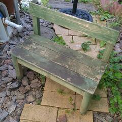 木製小型ベンチ