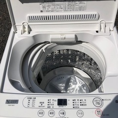  ヤマダオリジナル 洗濯機　 6.0kg YWMT60H1 ホワイト