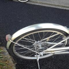 中古自転車3032前後タイヤ新品！ ミヤタ クオーツ DQLL4081 26