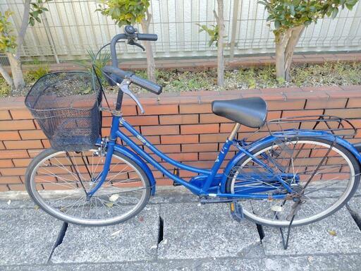 (chariyoshy出品)美品、26インチ自転車、ブルー