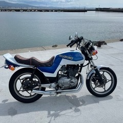 【ネット決済・配送可】バイク スズキgsx 250eゴキ　レスト...
