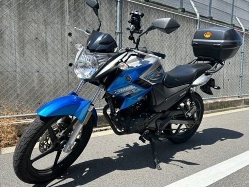 【12日まで値下げ中】FAZER125(YS125) 125cc 大阪 リアボックス\u0026スマホホルダー付