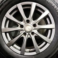 【YOKOHAMA ice GUARD iG50 PLUS 215/60R16】スタッドレス【YFC GRASS グラス 16インチ 6.5J5HPCD114.3+53】19年製 ヴェゼル等　(KTL053)