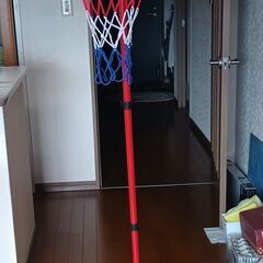 【室内使用可能】子供用バスケットゴール（ボール３つ付き）