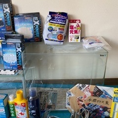 Tetra テトラ GEX 水槽2個 ヒーター フィルター 照明 お掃除グッズ 金魚 熱帯魚 新品中古混在 大量 まとめ売り セット アクアリウム 水槽用品 めだか　メダカ　魚 飼育 