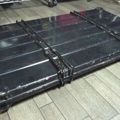 折りたたみ式 アルミコンテナ 幅120cm 黒 コンテナ ガレージ収納 倉庫 ガレージ ガーデニング 札幌市東区 新道東店