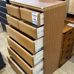 KE-14【新入荷 リサイクル品】ハイチェスト ナチュラル