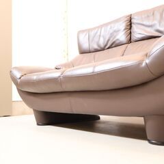 チターノブランド(本革張り2人掛けソファ) 本革 ソファ 2人用 おしゃれ 北欧 レザーソファー 2人掛けソファー 合