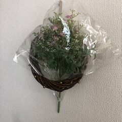 【新品】ウッドリース　造花　セット