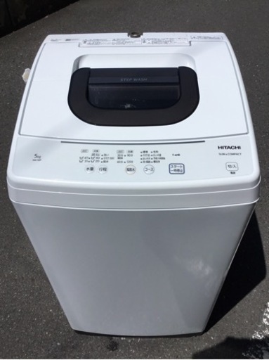 (ジ6)SALE‼️ ¥13,200(税込み) HITACH 全自動電気洗濯機 5kg 2021年製