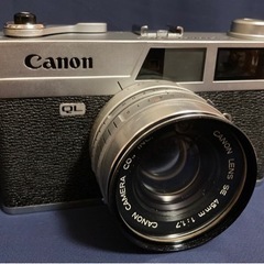 59年前のカメラ可動品 Canon Canonet QL17 