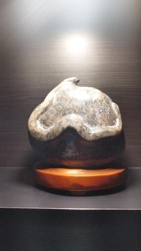 蛇石　台座付