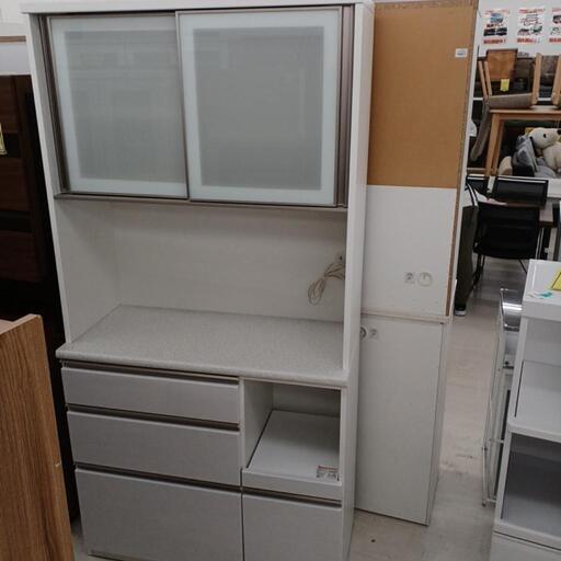 ★ジモティ割あり★2枚ｽﾗｲﾄﾞ扉ｵｰﾌﾟﾝﾎﾞｰﾄﾞ　WH　ﾆﾄﾘ　現状販売　(H)201× (W)105× (D) 45【joh1271】