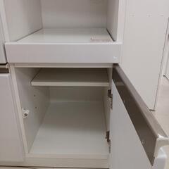 ☆ジモティ割あり☆2枚ｽﾗｲﾄﾞ扉ｵｰﾌﾟﾝﾎﾞｰﾄﾞ WH ﾆﾄﾘ 現状販売 (H)