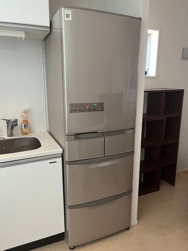 ★2018年製★中古★日立 401L 幅60cmのスリム！省エネ★5ドア★右開きタイプ冷蔵庫【R-K40H-T】BPFM