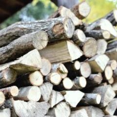 ナラ半乾燥薪1000キロ