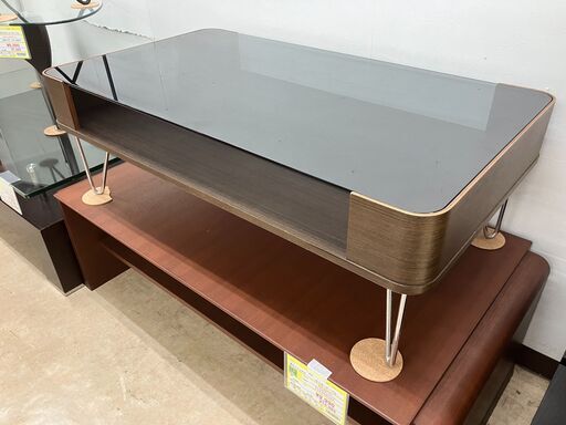 東谷 ガラスセンターテーブル 強化ガラス No.1049● ※現金、クレジット、スマホ決済対応※