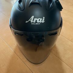 Araiジェットヘルメット（クリアー）