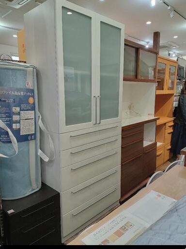 ★値下げしました！【通販生活】MKマエダ家具  カタログハウス  食器棚  収納棚  収納家具 ［スロークローザー］自社配送時代引き可※現金、クレジット、スマホ決済対応※
