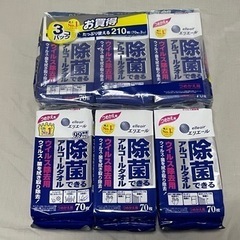 【値下げ】エリエール　除菌アルコールタオル（詰替用）　6パックセット