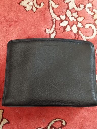 HARDY AMIES ハーディエイミス クラッチバッグ 本革 セカンドバッグ