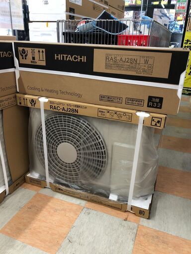 ☆新品 エアコン 日立 2.8kw RAS-AJ28N 2023年製 ※取り付け費用別途