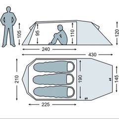 キャンプテント3人用