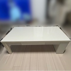 【ニトリ】机 センターテーブル 幅120×奥行60×高さ39　白...
