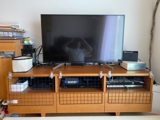 【値下げしました】unicoのCORSOシリーズAVチェスト　家具 オフィス用家具 机